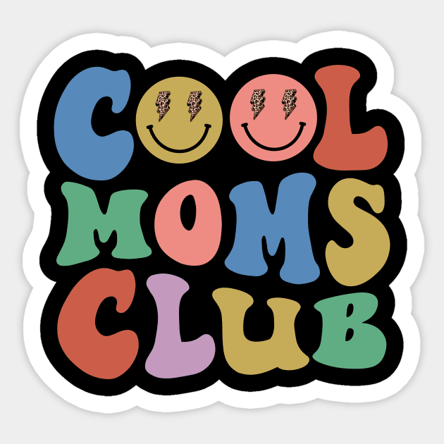 Cool Moms Club New Mom Pregnancy Baby Shower Mother's Day Sticker by SilverLake